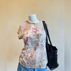 ✨Y2K euro baby tee ✨